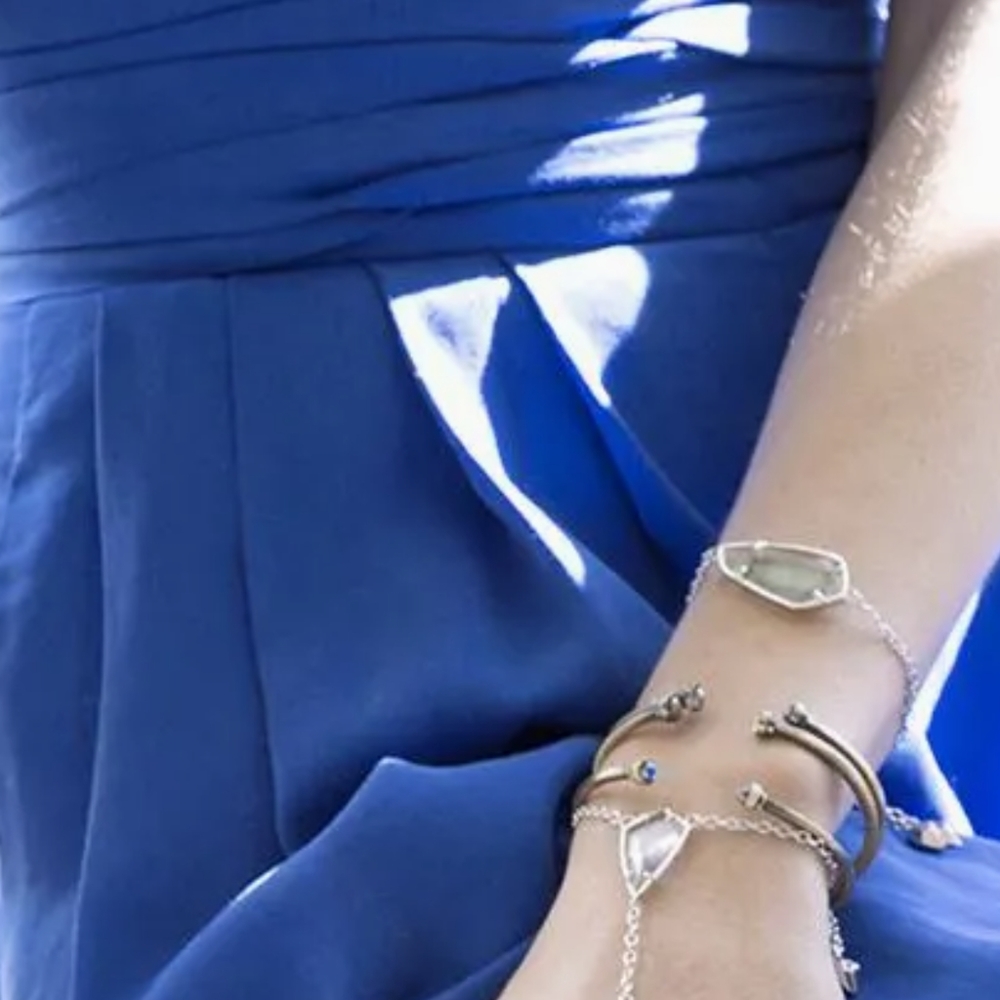 Kendra Scott Cambel Abalone adjustable bracelet.